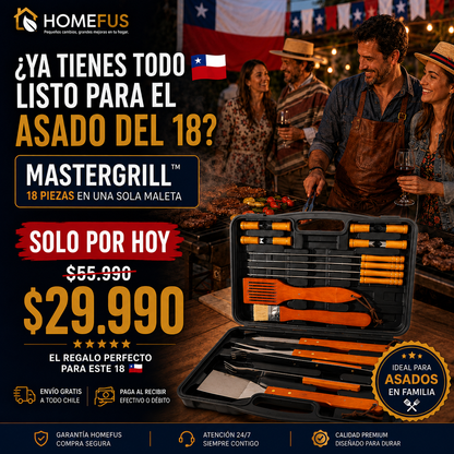 MasterGrill™ | Todo listo para compartir un gran asado