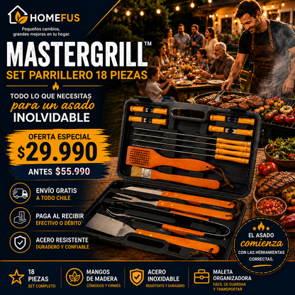 MasterGrill™ | Todo listo para compartir un gran asado