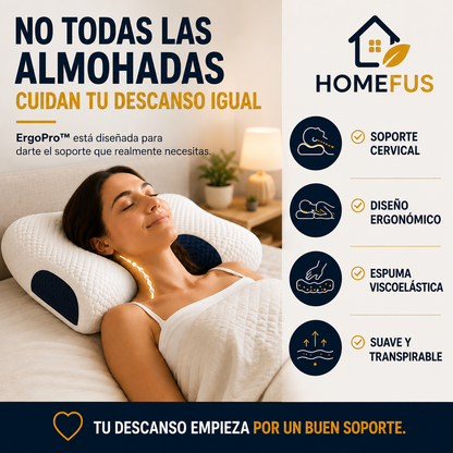 ERGOPRO™ | Pack x2 Almohadas Cervicales Ergonómicas