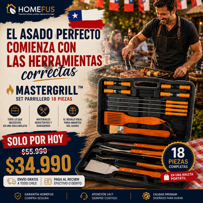 MasterGrill™ | Todo listo para compartir un gran asado