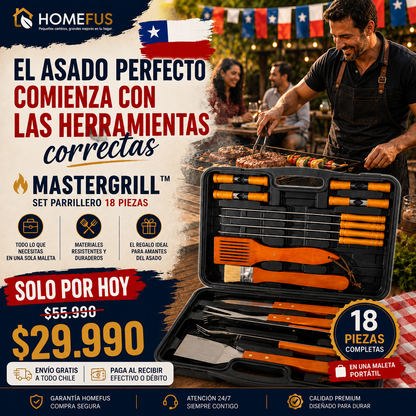 MasterGrill™ | Todo listo para compartir un gran asado